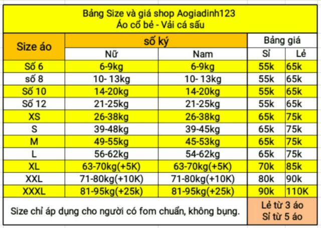 Set 3 áo gia đình cổ trụ