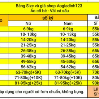 Set 3 áo gia đình cổ trụ