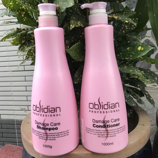 [CHÍNH HÃNG]💋💋Cặp gội xả tái tạo tóc hư tổn Obsidian Damage Care  1000ml x2
