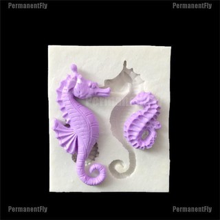 Khuôn Silicone Làm Bánh Tạo Hình Sinh Vật Biển Độc Đáo Tiện Dụng