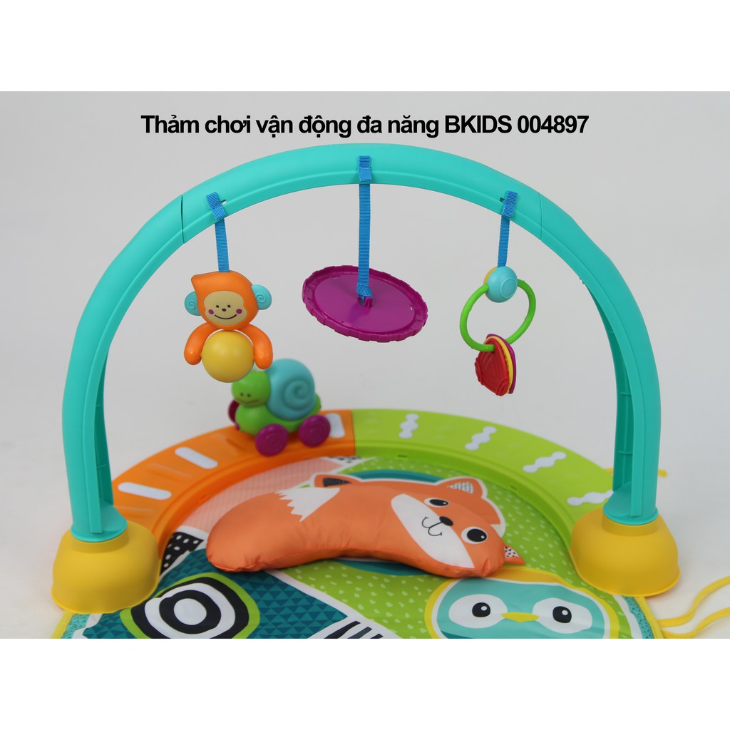 Thảm chơi vận động đa năng kiêm kệ chữ A: Tập với - tập bò - tập đi - Infantino B KIDS 004897