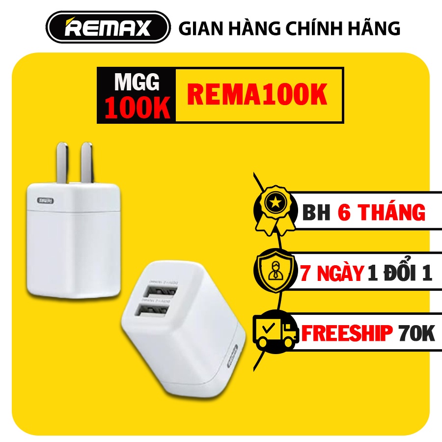 Củ sạc mini 2 cổng RP-U36
