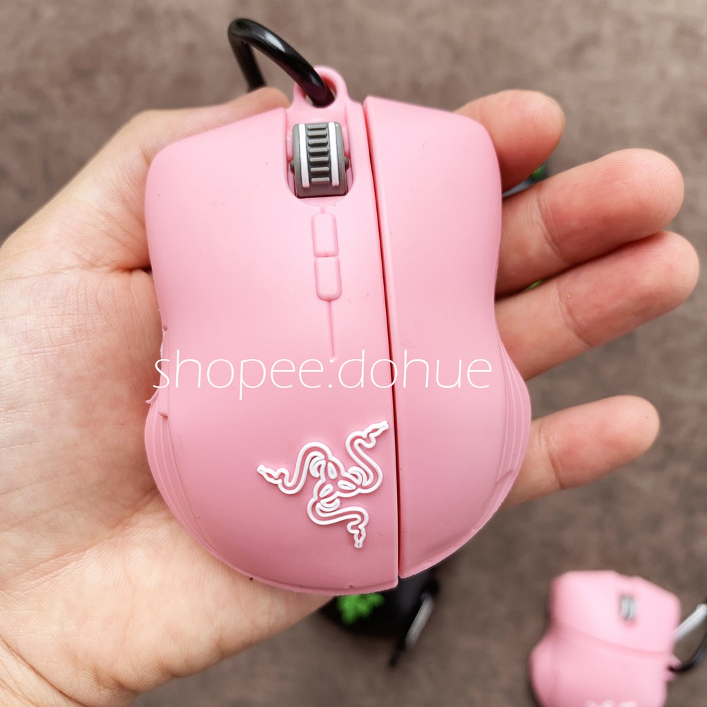 Case, bao, vỏ bọc hình chuột Razer bằng silicon cực độc lạ cho Airpods 1, 2, Pro