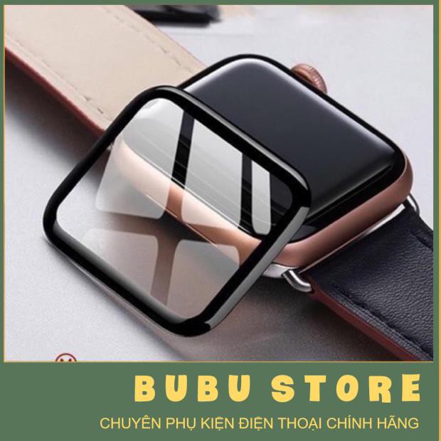 CƯỜNG LỰC DẺO FULL MÀN CHO APPLEWATCH- CONG 3D-BẢO VỆ FULL MÀN HÌNH CHO APPLEWATCH SIZE 38/40/42/44MM  - BUBU