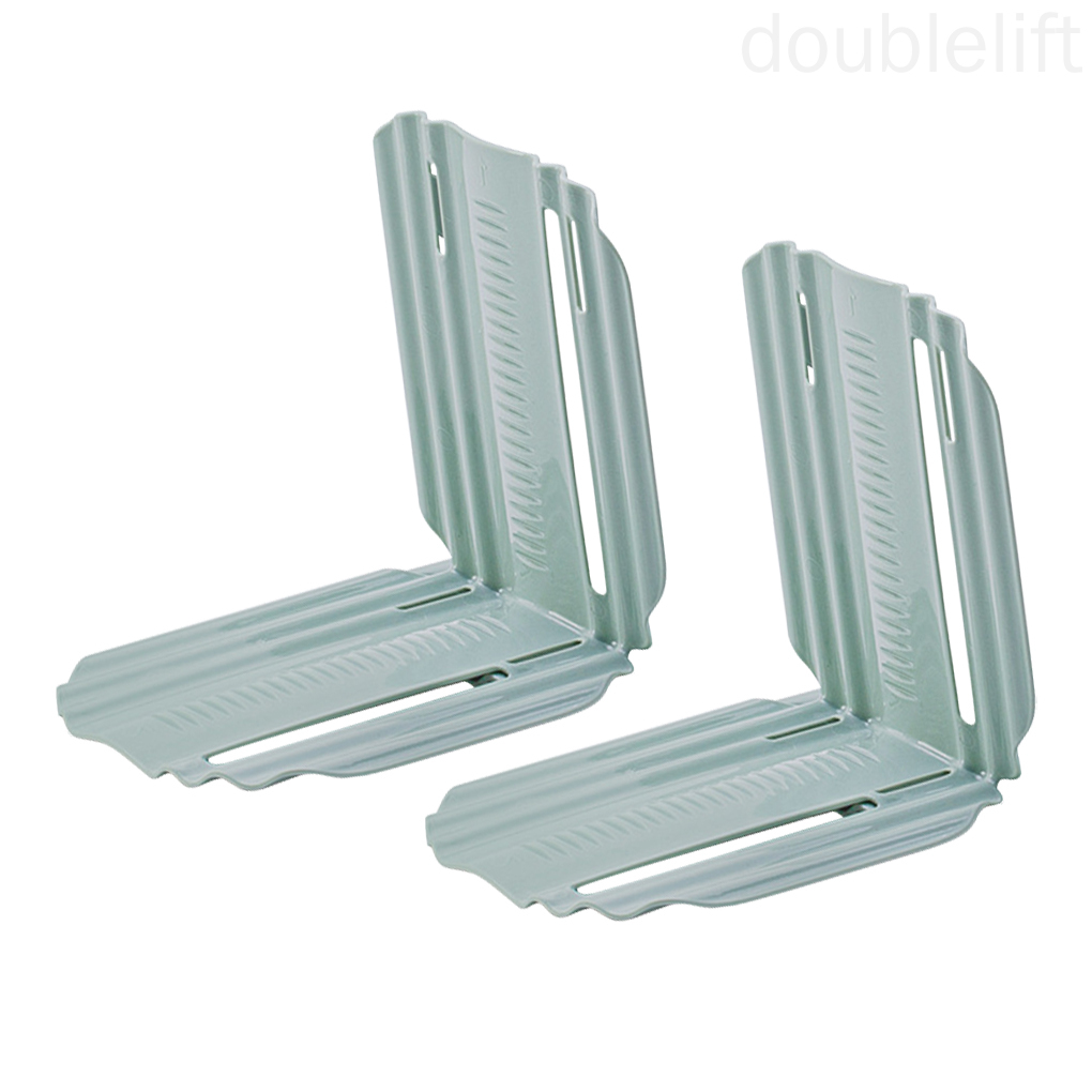 Refrigerator Partition Plastic Cabinet Divider Anti-slip Adjustable Shelf Organizer doublelift store