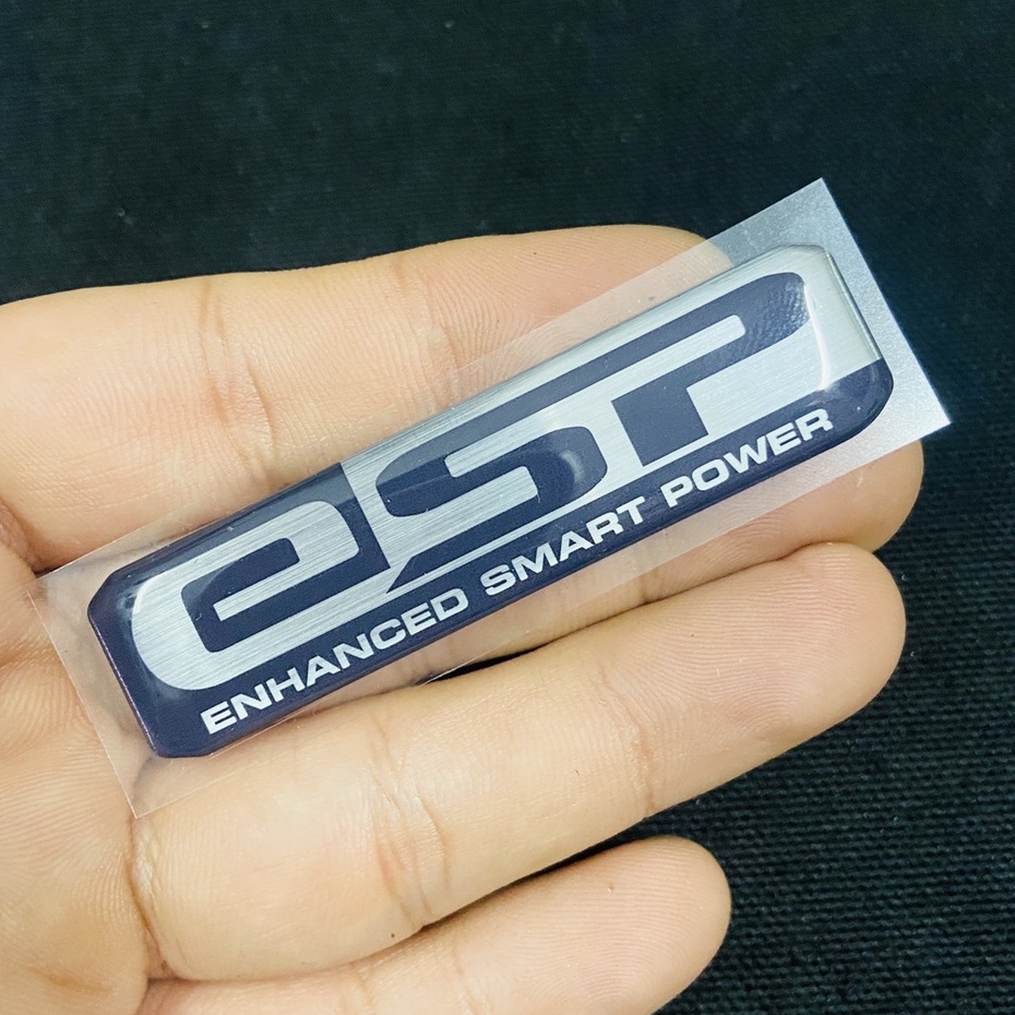 Tem logo nhựa nổi Fi dán đầu đèn, Esp dán pô e chuẩn zin sử dụng dán các dòng xe HONDA, YAMAHA
