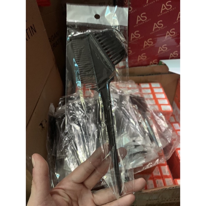 Lược nhuộm& chải tóc 2 đầu