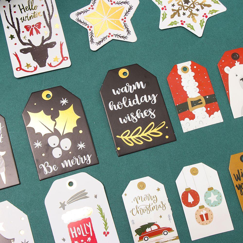 Thẻ Giấy Trang Trí Cây Thông Noel