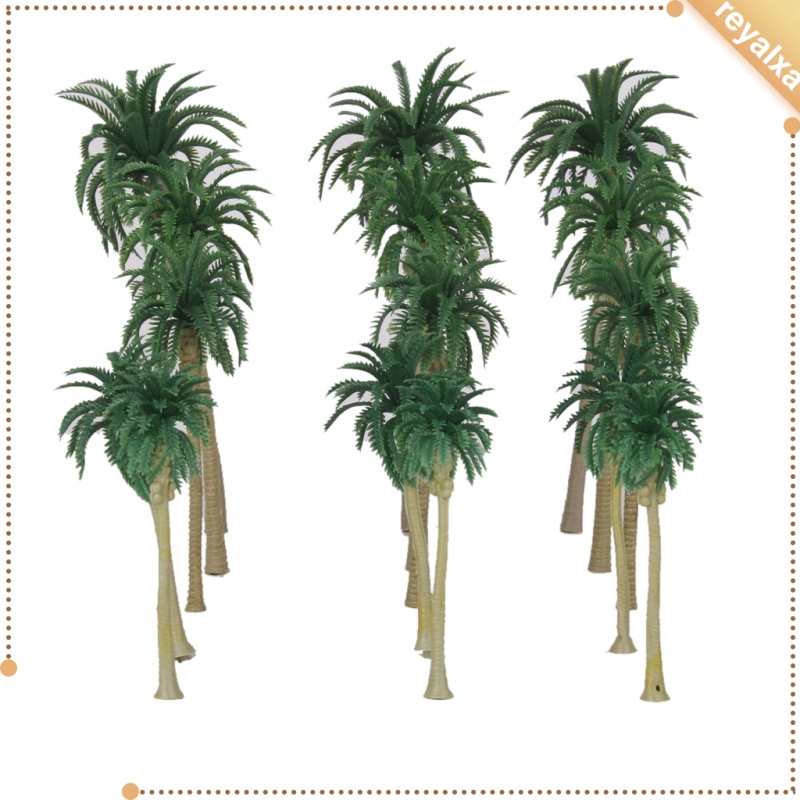 Set 15 Mô Hình Cây Dừa Trang Trí