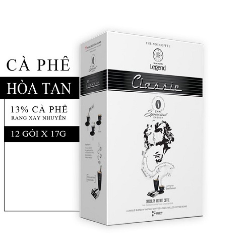 [Trung Nguyên E-Coffee] Combo 2 Hộp Cà Phê Legend Classic - Hộp 12 gói - Trung Nguyên Legend - Hòa Tan Sữa