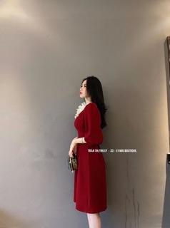 Đầm xoè qua gối