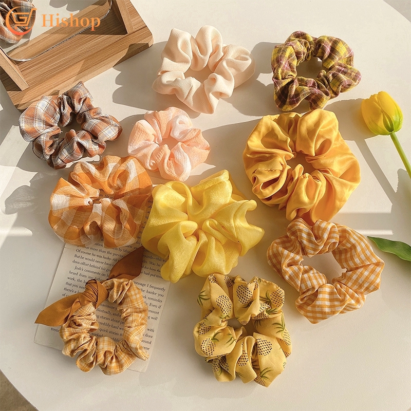 Dây Buộc Tóc Phối Lưới Thời Trang Cho Nữ