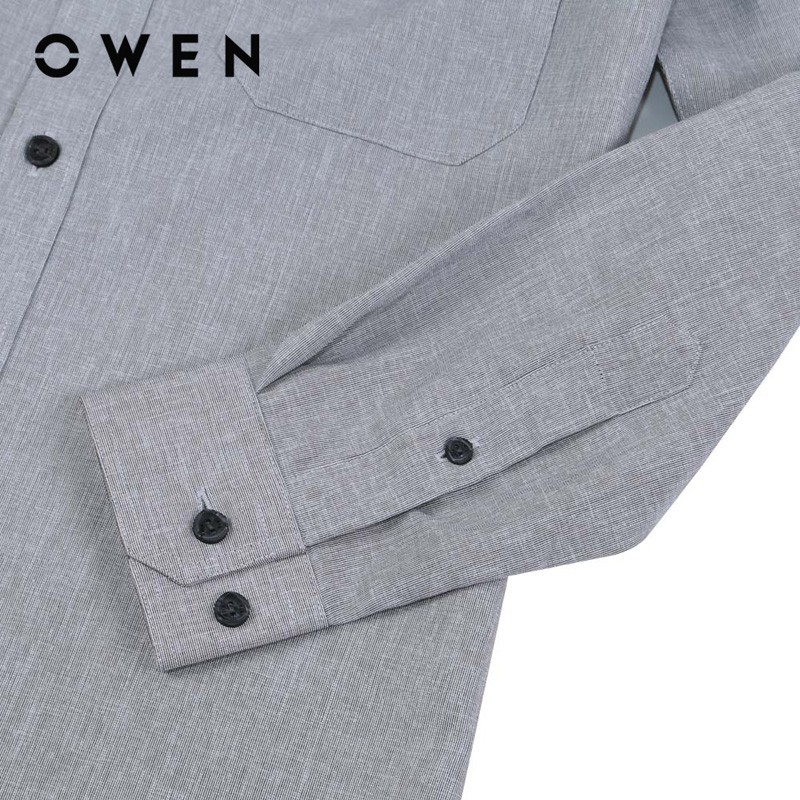 Áo Sơ mi dài tay nam Owen Cafe Slimfit màu ghi - AS91618DT | BigBuy360 - bigbuy360.vn