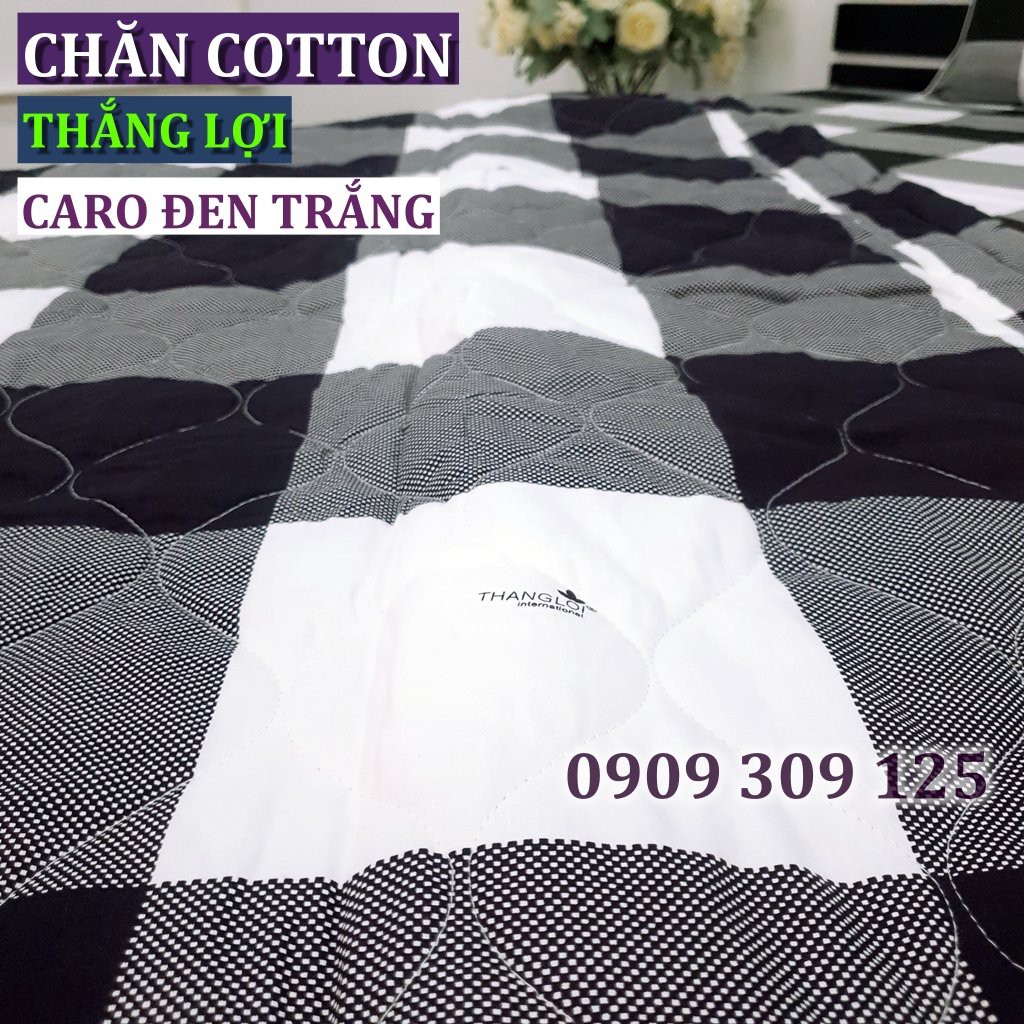 Chăn mền cotton Thắng lợi chính hãng mềm mát không xù lông