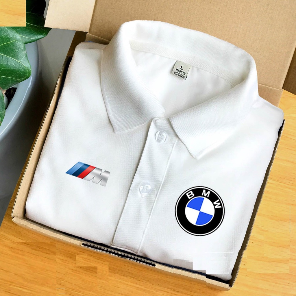 Áo thun polo nam nữ BMW, áo polo nam hãng xe oto chính hãng vải cá sấu cotton cao cấp ngắn tay cực sang trọng DIHU