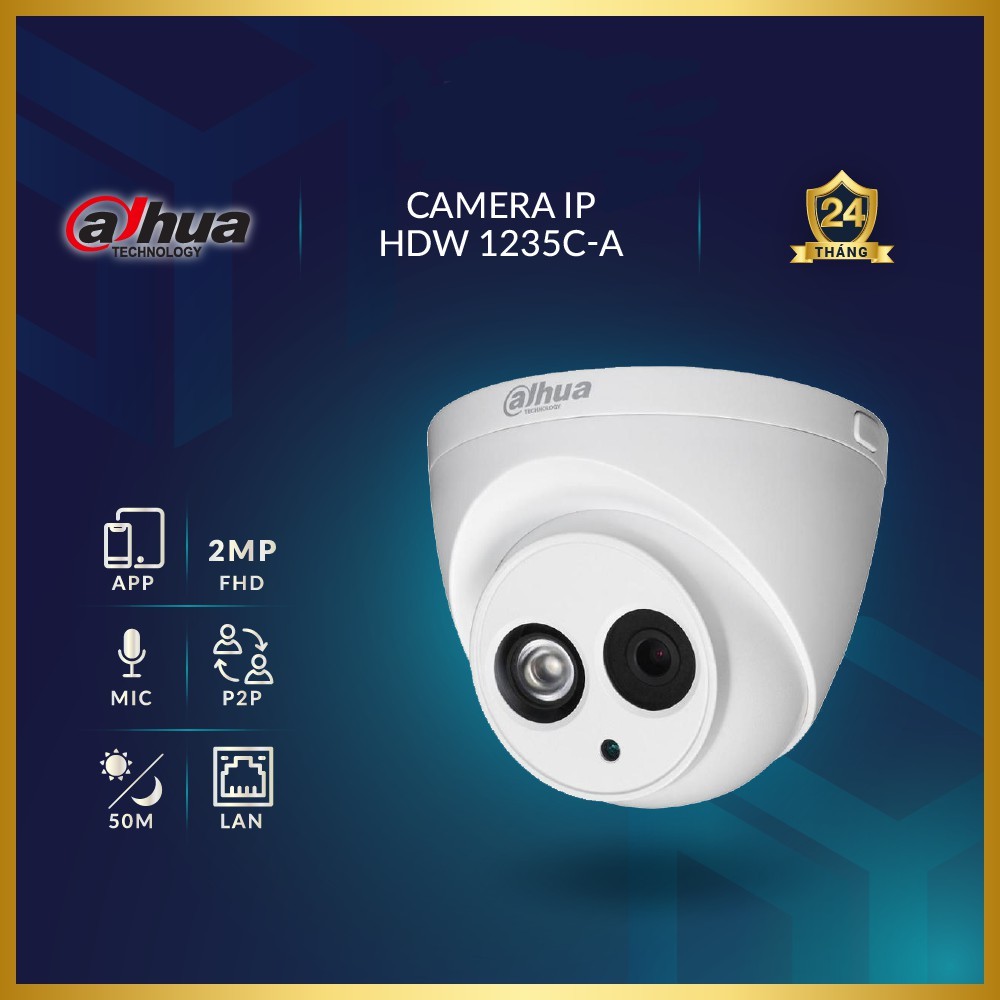 Camera IP 1235C-A(6258C-A) Dahua (có mic) giá siêu tốt