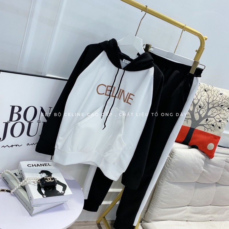 [ 𝐅𝐑𝐄𝐄 𝐒𝐇𝐈𝐏 ] SÉT BỘ CEL.NE SIÊU ĐẸP LUÔN Ạ  CHẤT VẢI SỐP TỔ ONG HÀNG L1