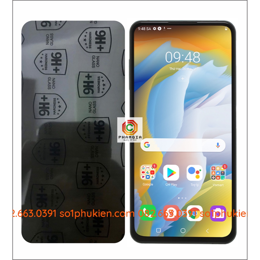 Dán cường lực chống nhìn trộm Vsmart Aris Pro dẻo chống vỡ siêu bền