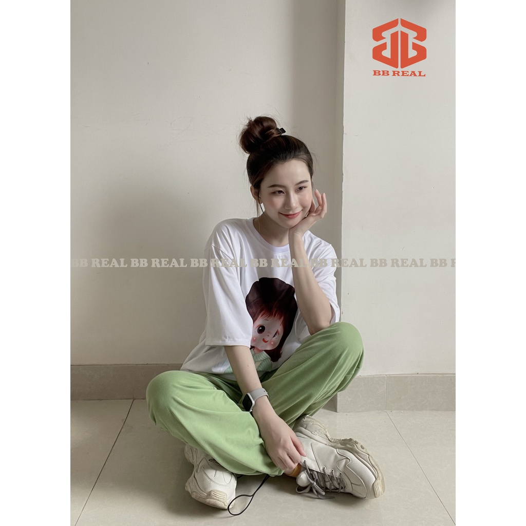 ĐỒ BỘ NỮ THUN RÚT - (Nhiều Màu) Quần Thun Da Cá, ÁO Cartoon, From Rộng Unisex , Freesize Từ 45 - 65KG - BB REAL