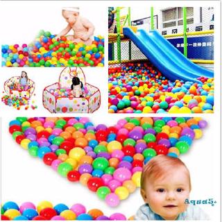 ✿ℛ20Pcs Swim Fun Colorful Soft Plastic Ocean Ball Secure Baby Kid Pit Toy