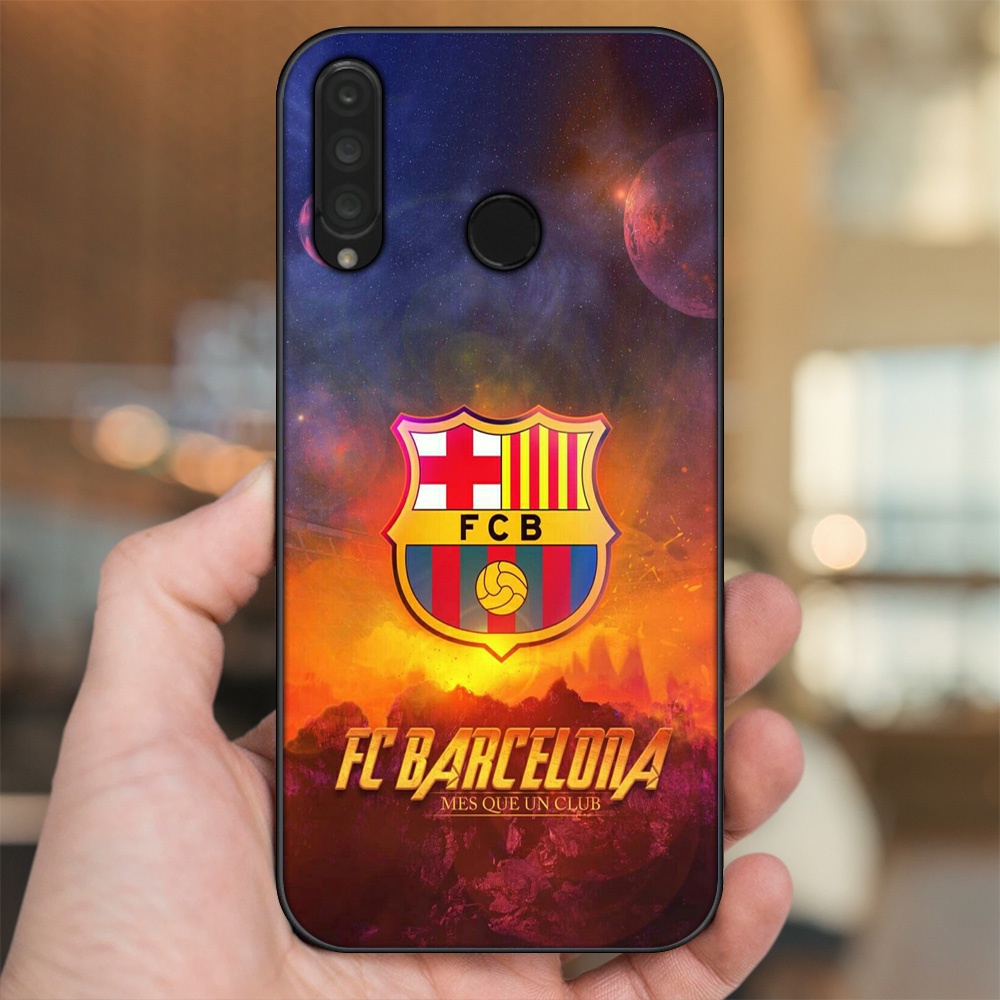 Ốp lưng Huawei P30 Lite, Nova 4e viền đen in hình Barcelona Barca