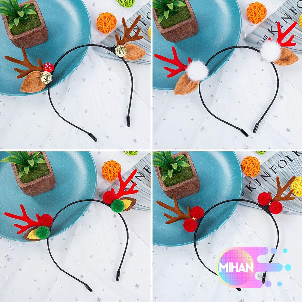 Băng đô cài tóc hình sừng tuần lộc đáng yêu MIHAN1