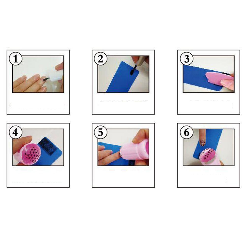 Bộ Khuôn Silicone Trong Suốt Dùng Trang Trí Móng Tay Nghệ Thuật