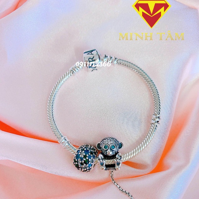 VÒNG TAY CHARM BẠC✨LẮC TAY BẠC THÁI KHỈ CON CHO BÉ