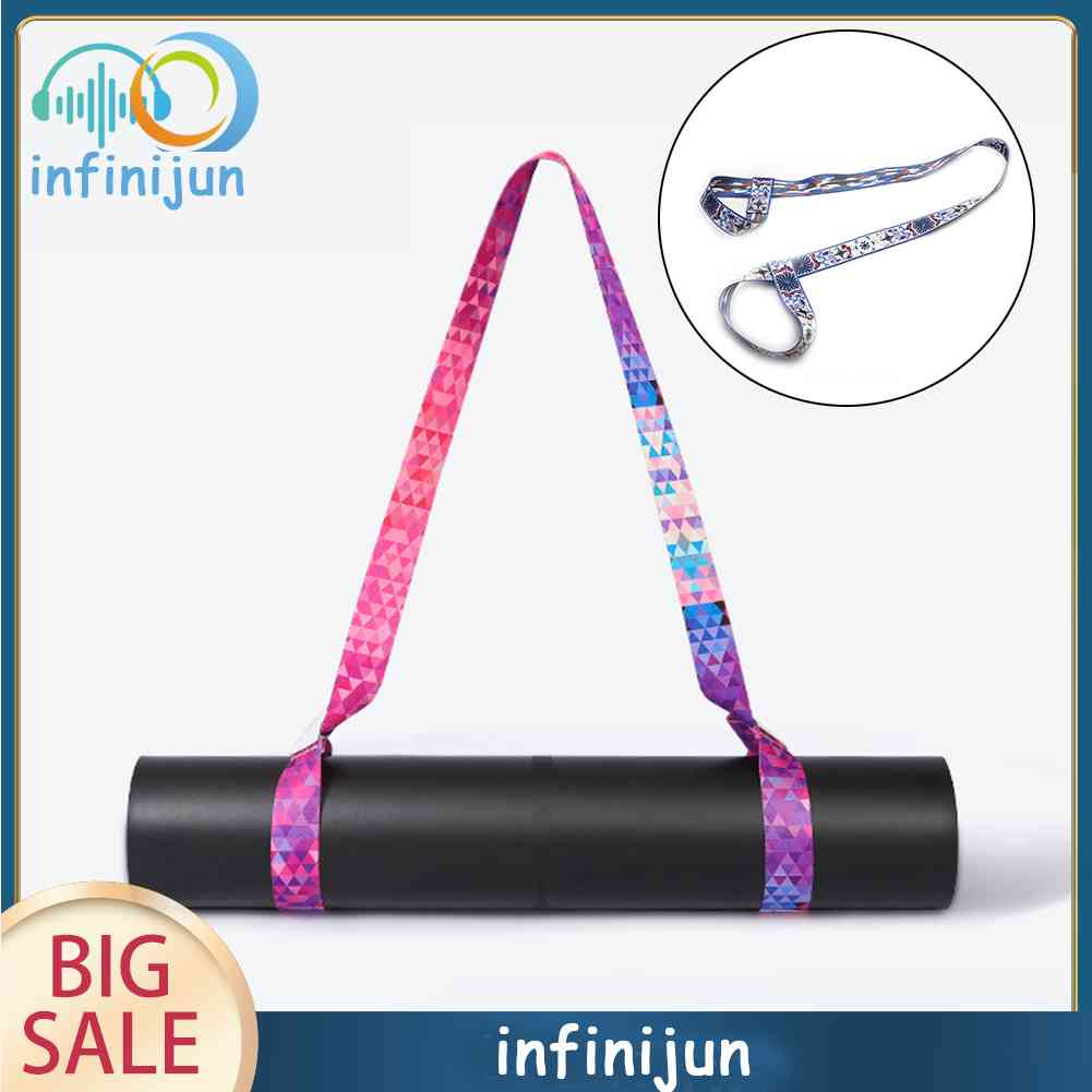 Dây Cột Thảm Tập Yoga Chỉnh Được In Họa Tiết Xinh Xắn