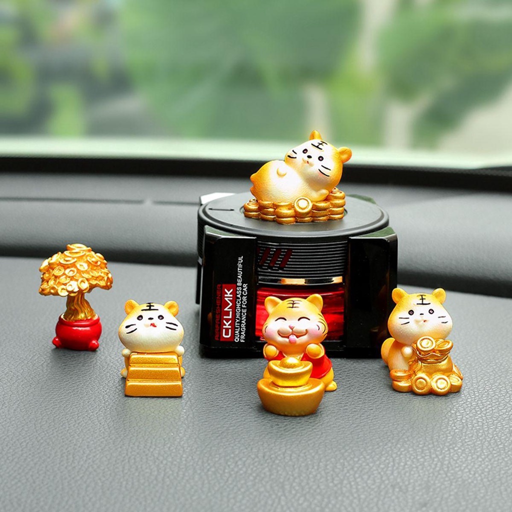 YIYU Mô Hình Chú Hổ Hoạt Hình May Mắn Phong Cách Trung Hoa Trang Trí Năm Mới