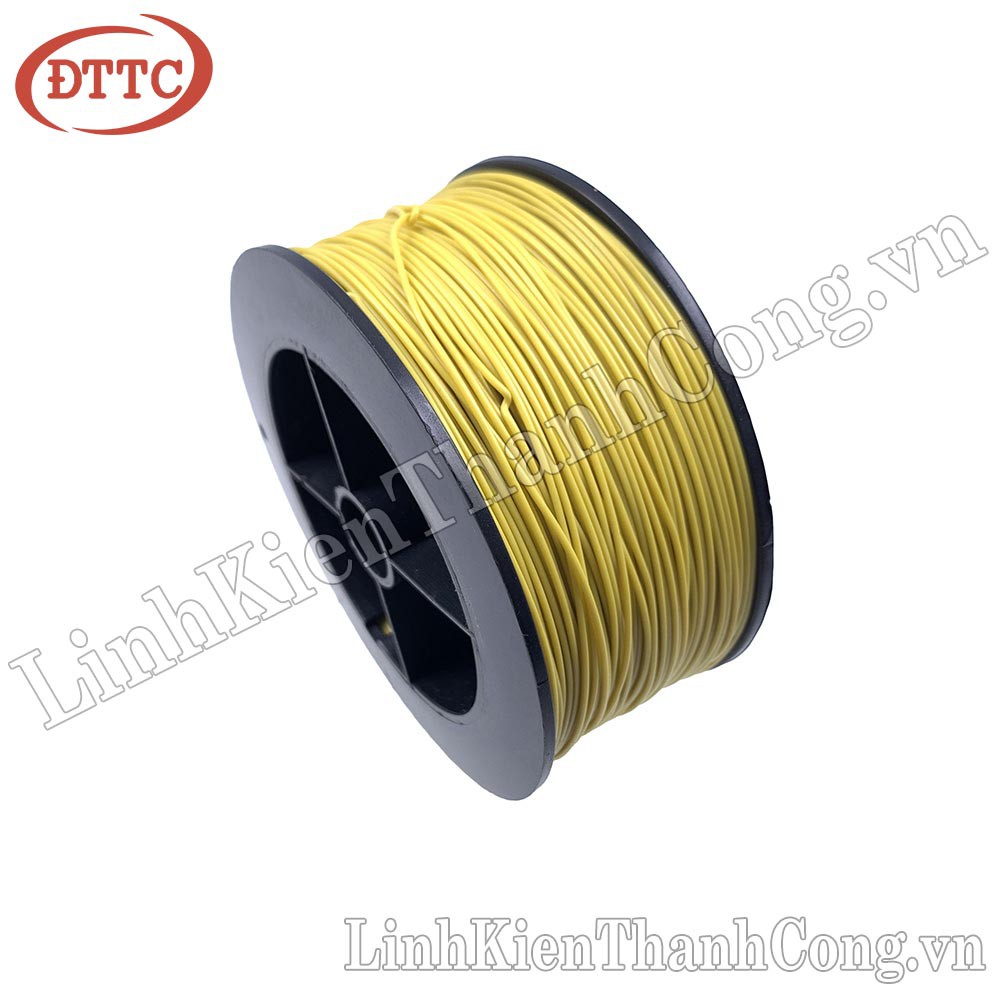 Cuộn Dây 26AWG 0.45mm 100 Mét màu trắng, xanh dương, vàng, đỏ, đen