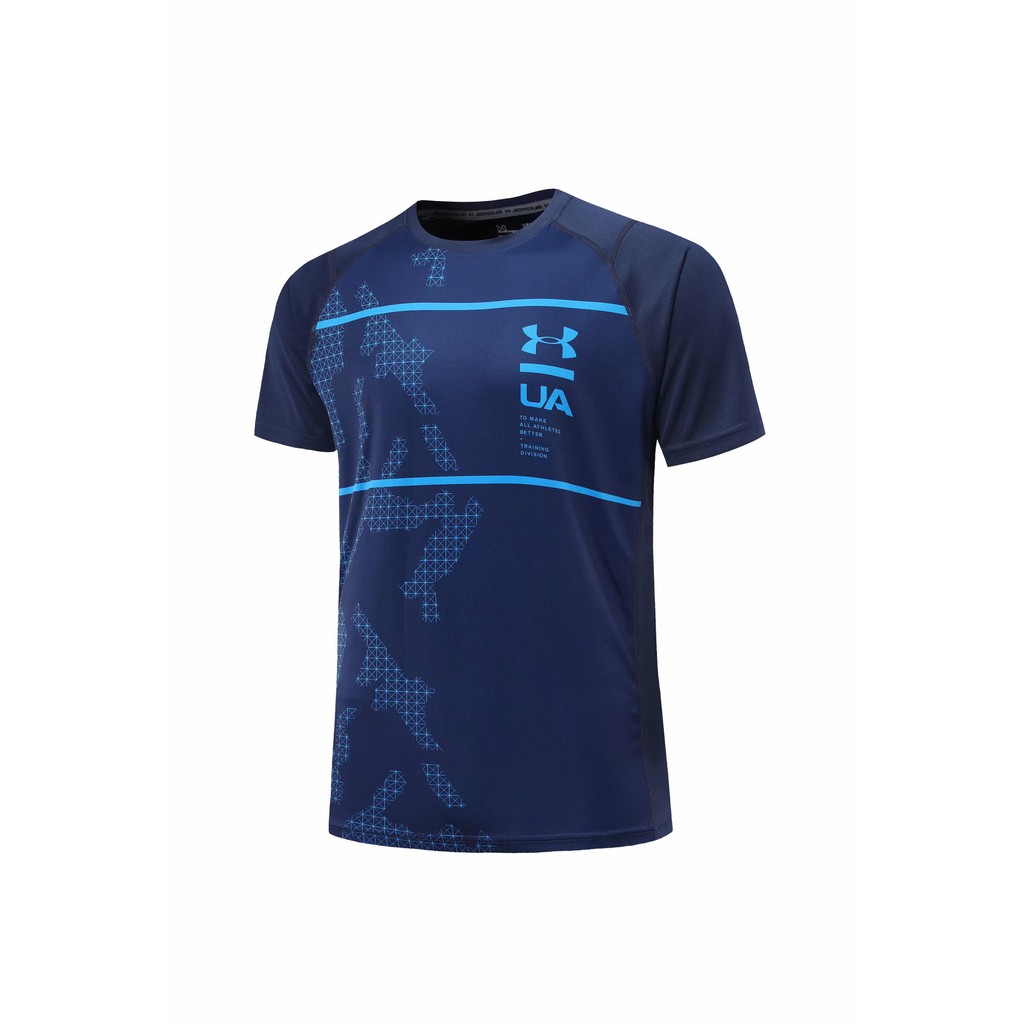 【Giá thấp nhất trực tuyến】Under Armour Áo thun nam tay ngắn thể thao Thoáng khí và đàn hồi cao