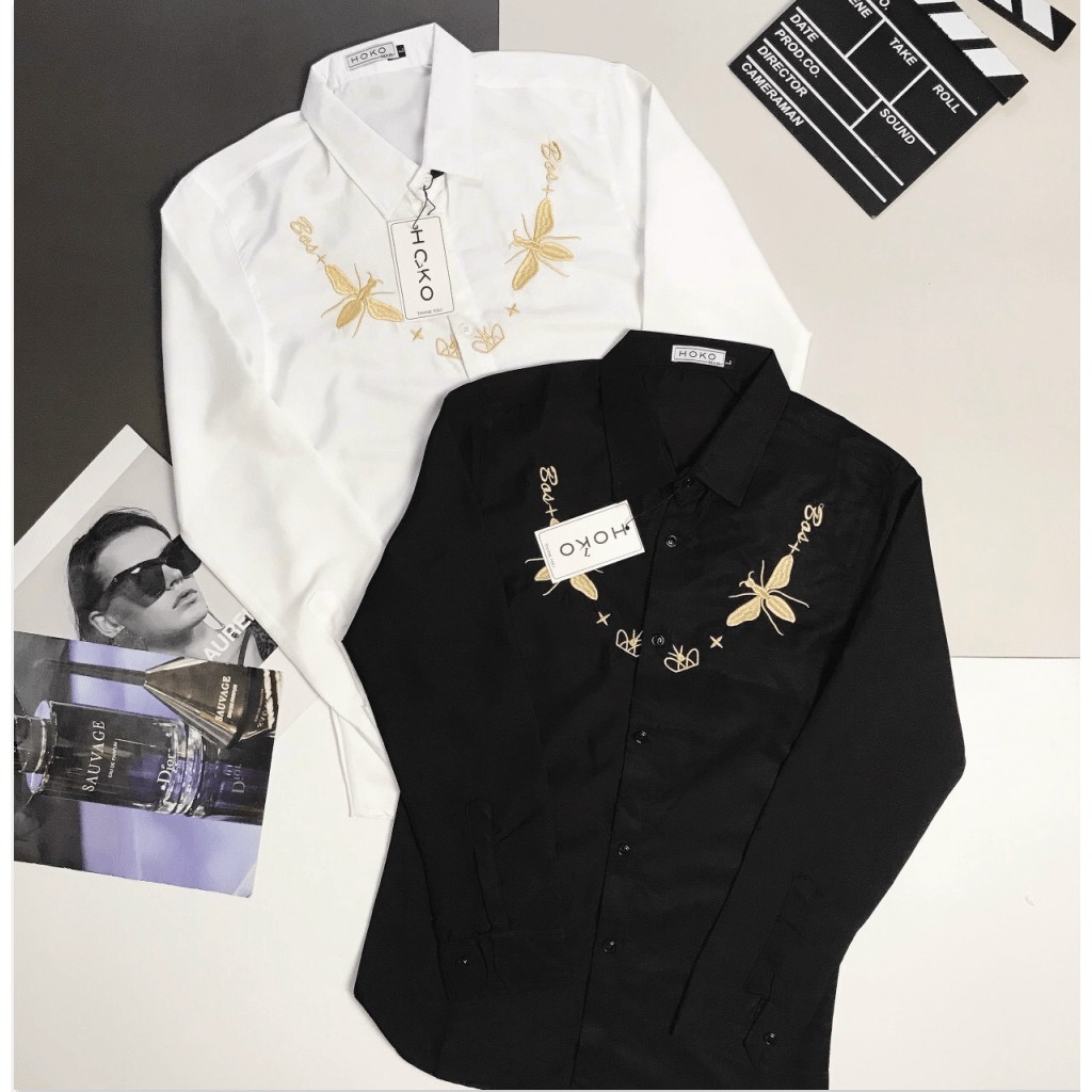 ÁO SƠ MI NAM DÀI TAY CỰC HOT CHO CÁC BẠN TRẺ HK