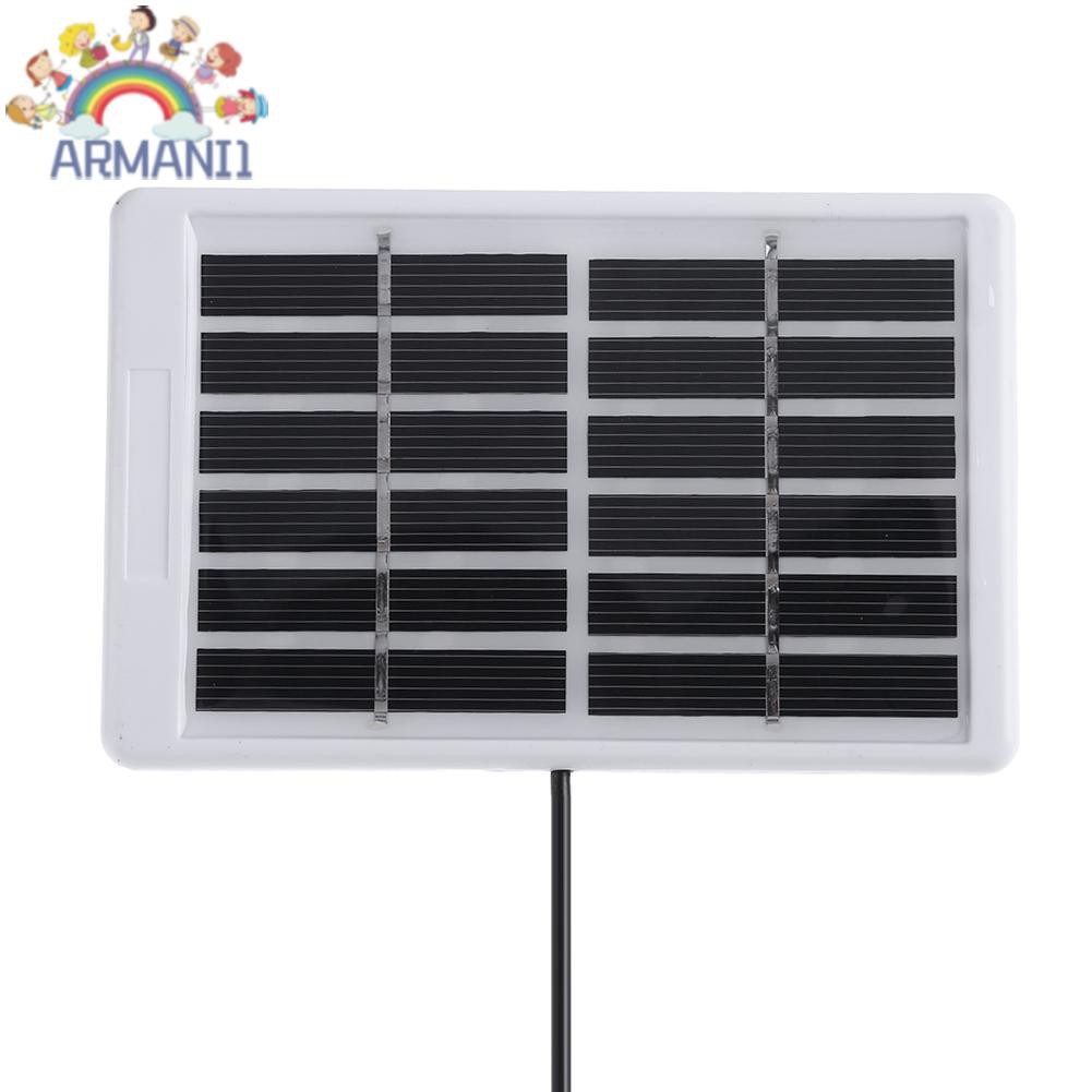 Armani 6V 1.2W Solar Panel Polycrystalline DC Interface Plug Cell Battery Charger