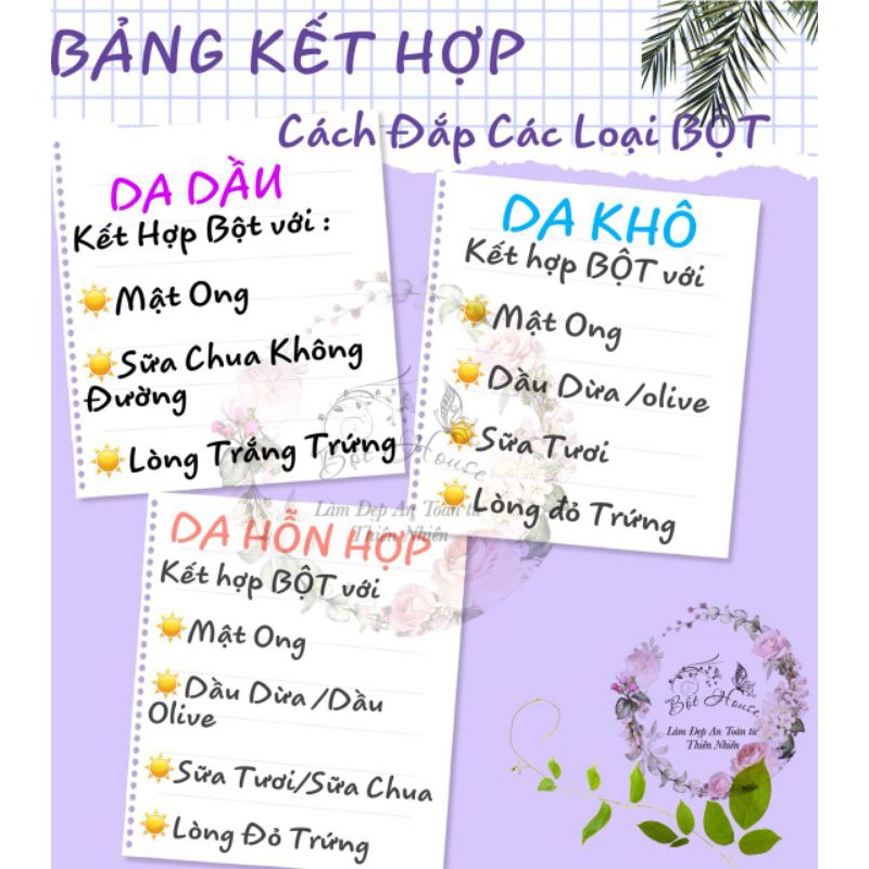 BỘT ĐẬU XANH HANDMADE DƯỠNG DA NHÀ BỘT