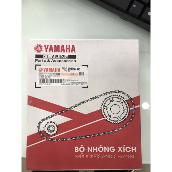 Bộ Nhông Xích chính hãng Yamaha dùng cho xe Exciter 135 - Yamaha town Hương Quỳnh