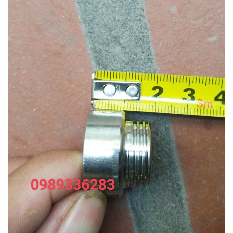 LƠ INOX NGẮN 20MM, LƠ LỤC LĂNG 15 ( 21MM  ) HÀNG DÀY ĐẸP