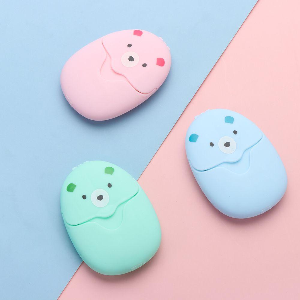 Hộp 50 Miếng Xà Phòng Giấy Mini Tiện Lợi Du Lịch