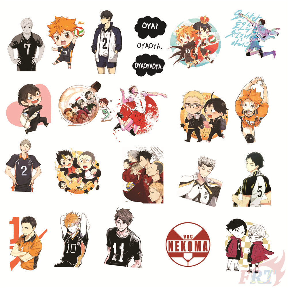 102Pcs/Set ❉ Haikyuu!! Series A - Anime Stickers ❉ DIY Fashion Doodle Decals Stickers