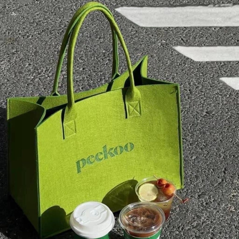 TÚI XÁCH PEEKOO XANH LÁ - Túi xách gấu nâu thời trang siêu hót