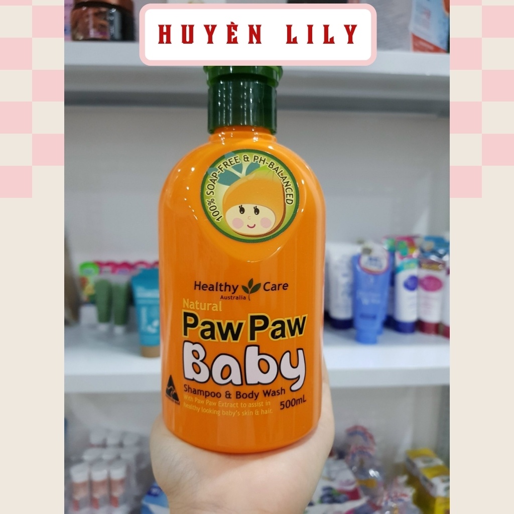 Sữa Tắm Đu Đủ Paw Paw Baby Healthy Care 500ml của Úc cho trẻ từ sơ sinh của Úc