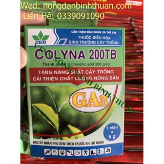 Ga3 200TB chuyên dùng cho thanh long, và cây rau - colyna 200TB