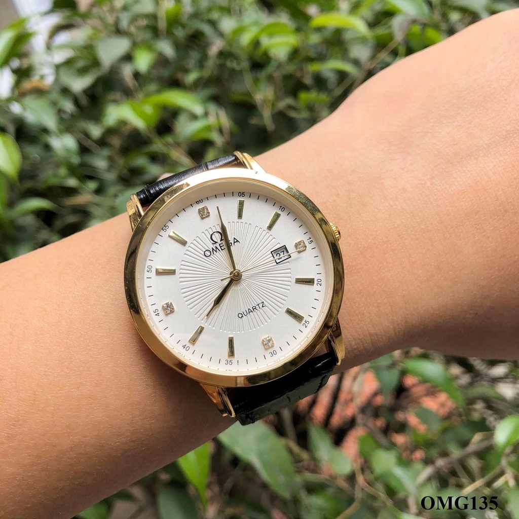 [Free Ship] Đồng Hồ Nam Omega mặt vân cực chất, siêu bền đẹp | BigBuy360 - bigbuy360.vn