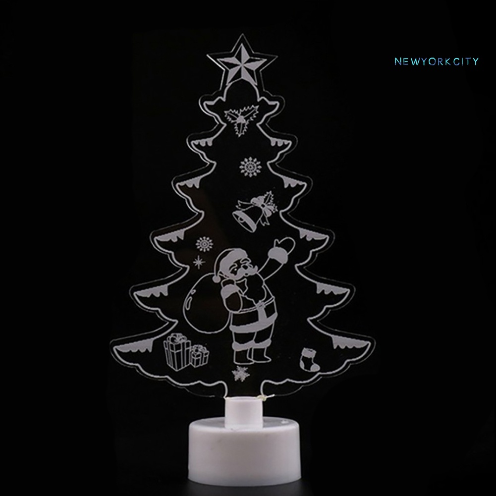 Đèn LED Trang Trí Giáng Sinh Hình Ông Già Noel / Người Tuyết
