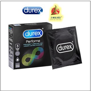 Bao cao su Durex Performa kéo dài thời gian hộp nhỏ 3c