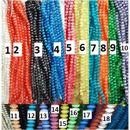 Sỉ 1 set dây đá mắt mèo phong thủy 8mm