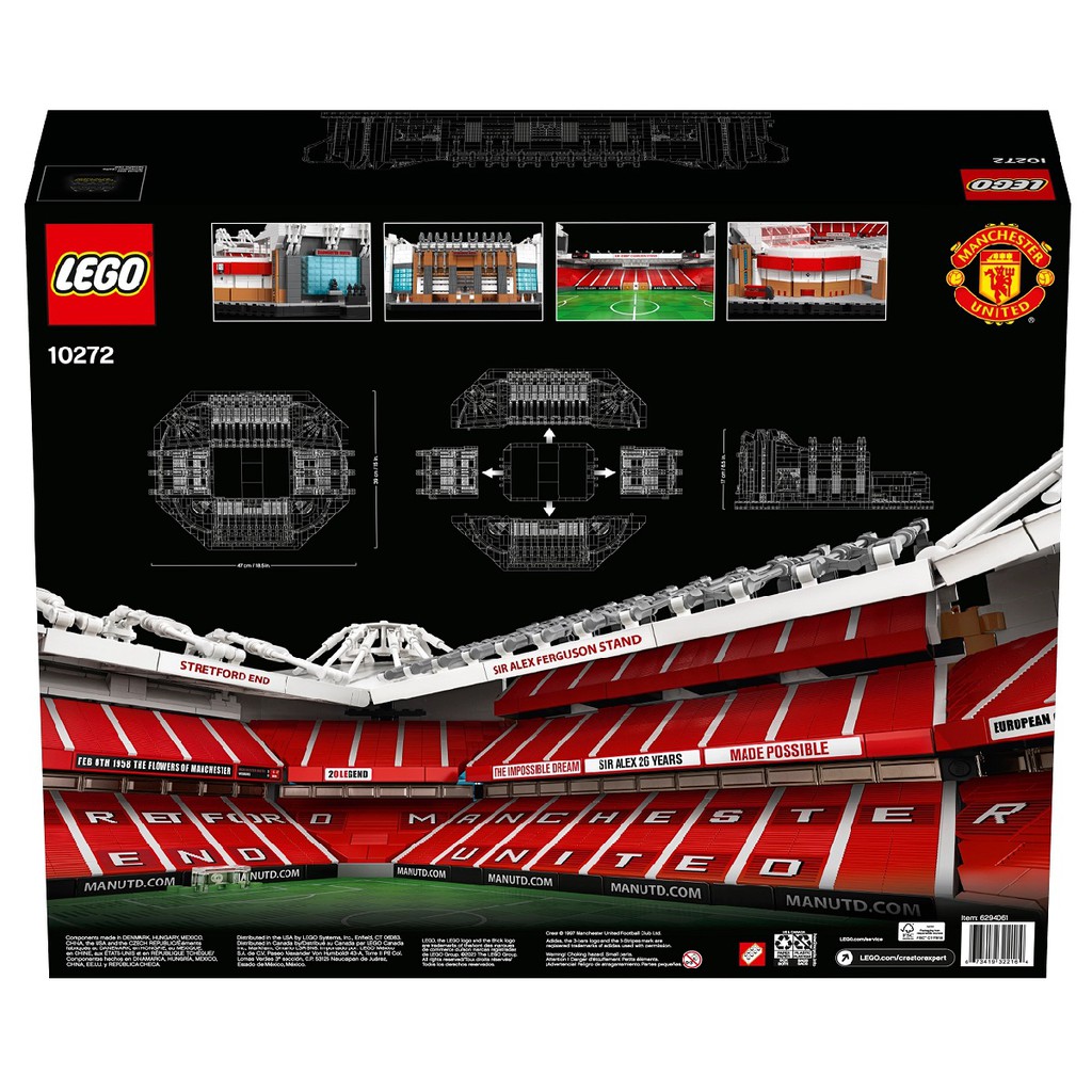 Bộ lắp ráp Sân Vận Động Old Trafford - Manchester United - LEGO Creator 10272 (3898 Chi Tiết)