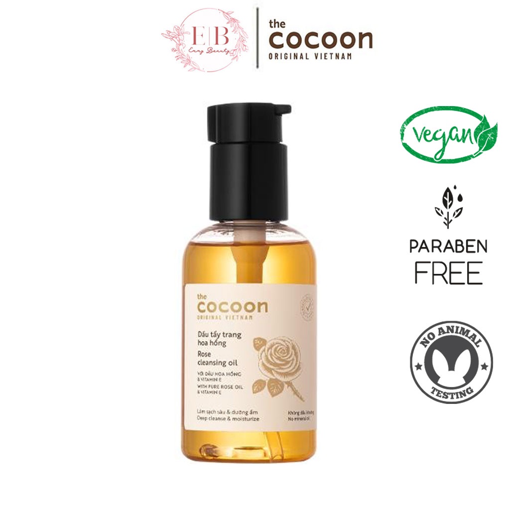 Dầu Tẩy Trang Hoa Hồng Cocoon Rose Cleansing Oil 140ml