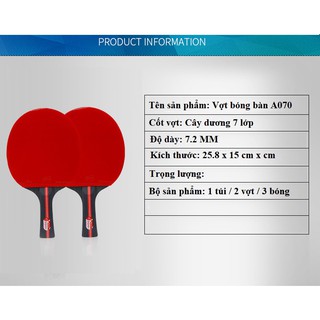 VỢT BÓNG BÀN BOLIPRICE