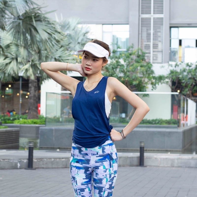 Áo tank top nữ tập gym yoga thể thao kiểu ba lỗ màu sắc tươi mới